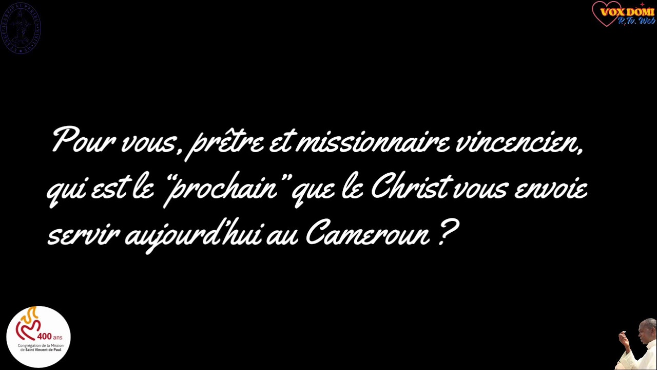 Célébration Eucharistique de la première messe du père Athanase V. MVONDO, CM.
