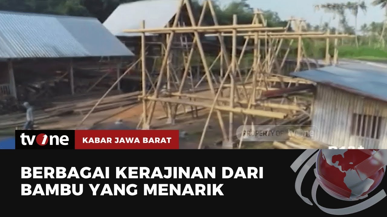 Bilik Bambu Produk Kerajinan Beragam Motif Unik | Kabar Jabar tvOne