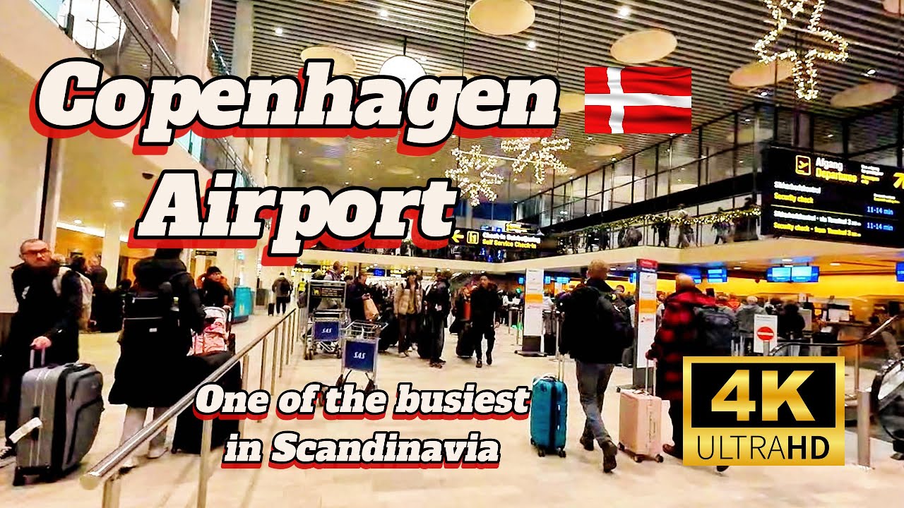 Copenhagen Airport | Walking Tour | 4K