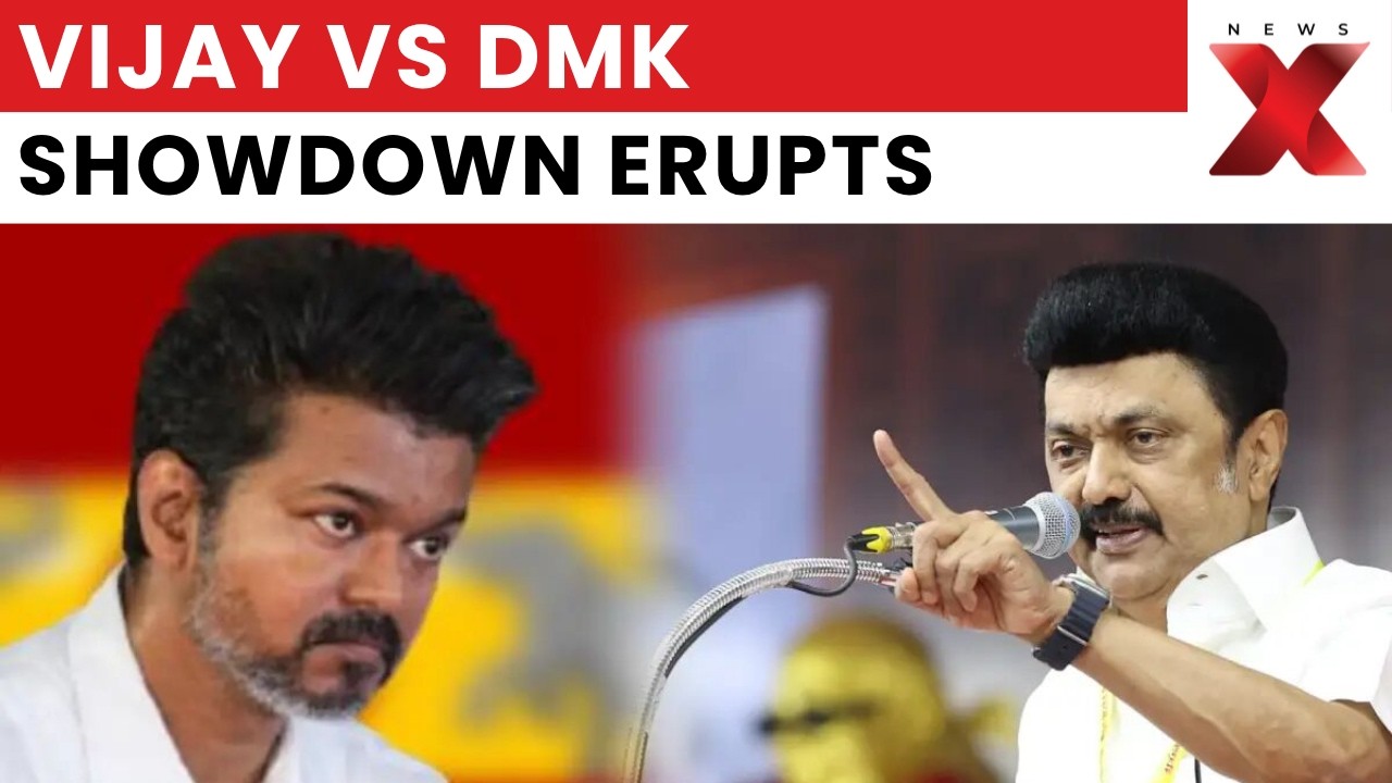 Vijay vs Stalin Assembly Drama: CM Vijay Targets DMK Over Alleged Party Funds | NewsX