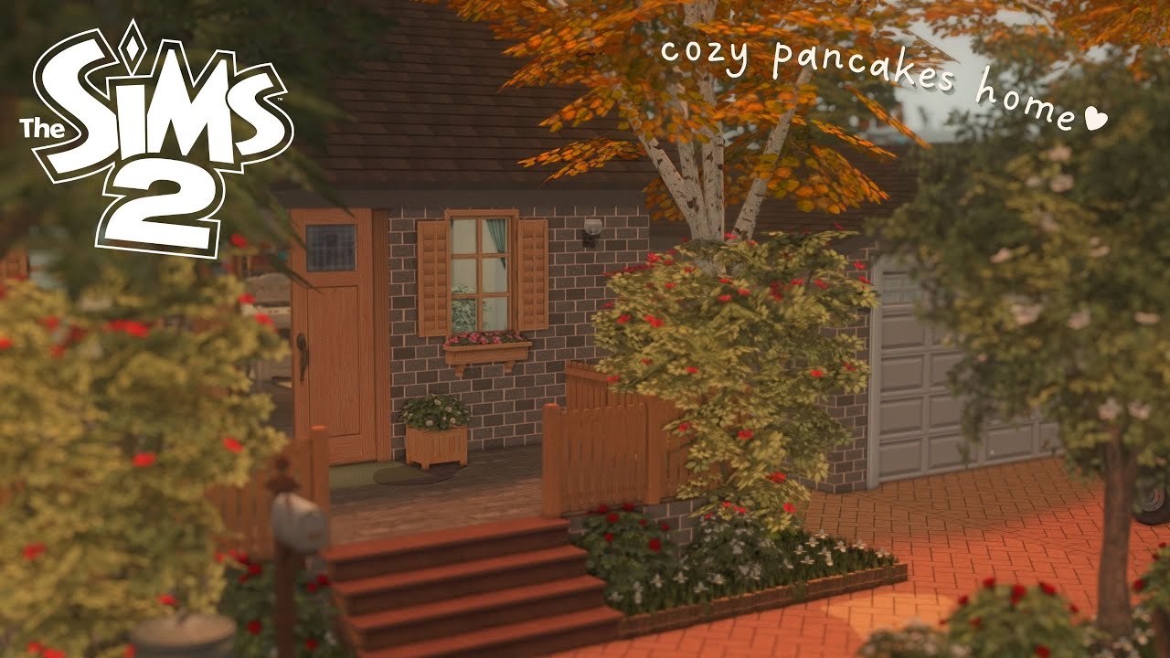 cozy home for the pancakes 🥞 the sims 2 speed build