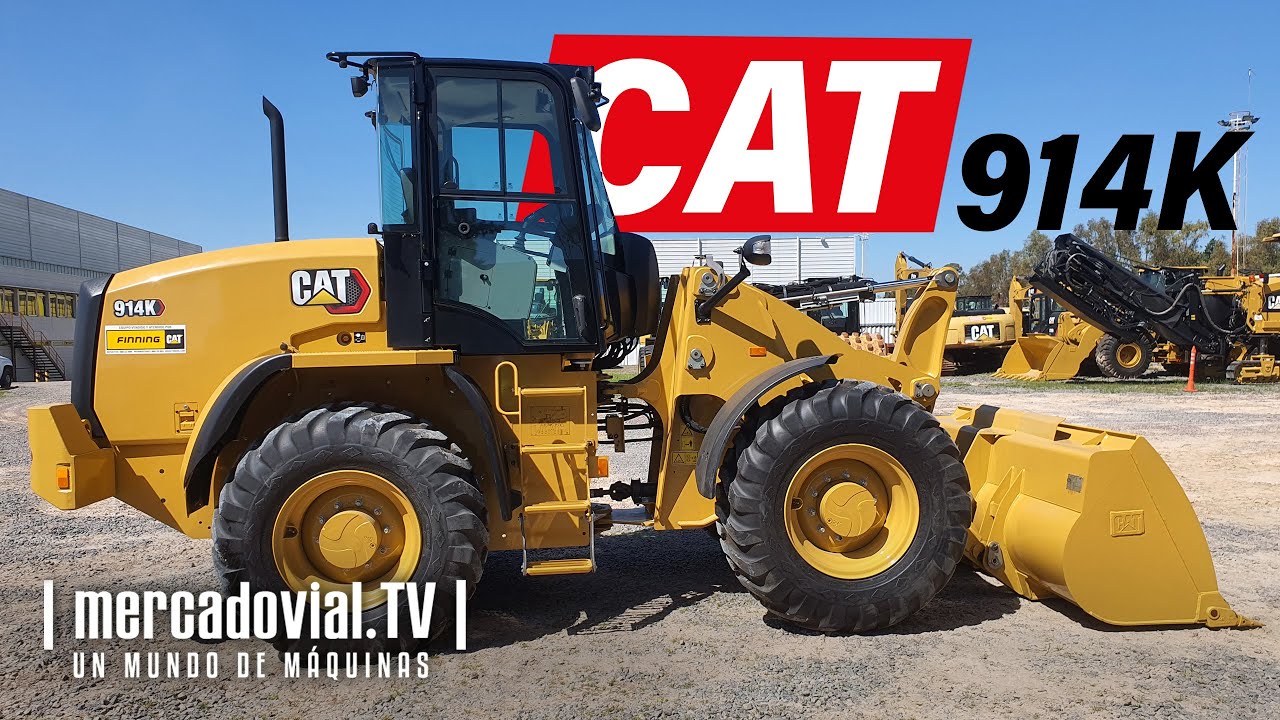 NUEVOS Cargadores Frontales CAT 914K - Palas Cargadoras Balde 1.6 m3 | Finning CAT | Mercado Vial TV