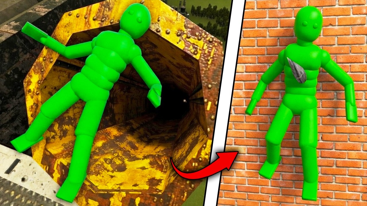 Euphoria Ragdoll Physics Test: The Best NPC Falls! Experiment #19