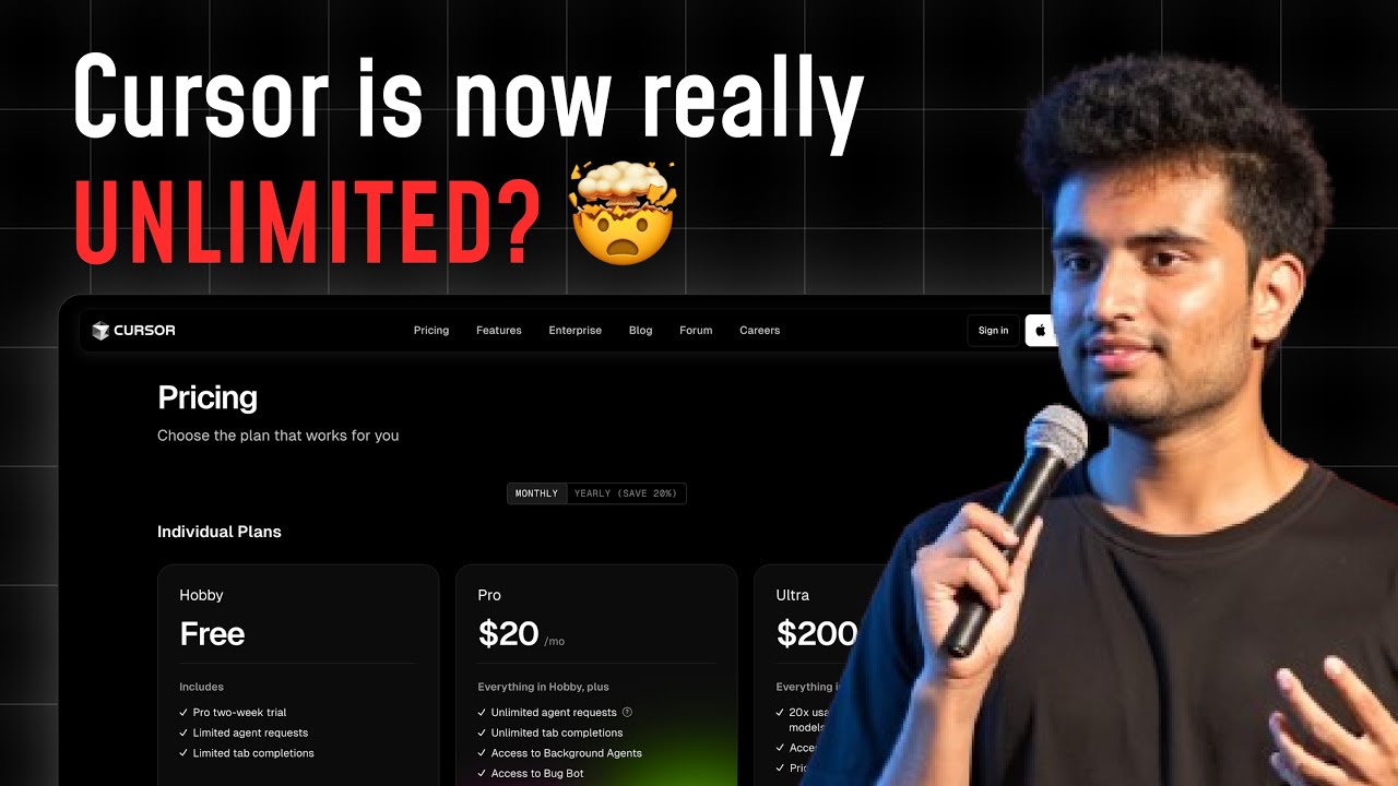 Cursor is now UNLIMITED? What's the catch? A new $200/month plan?