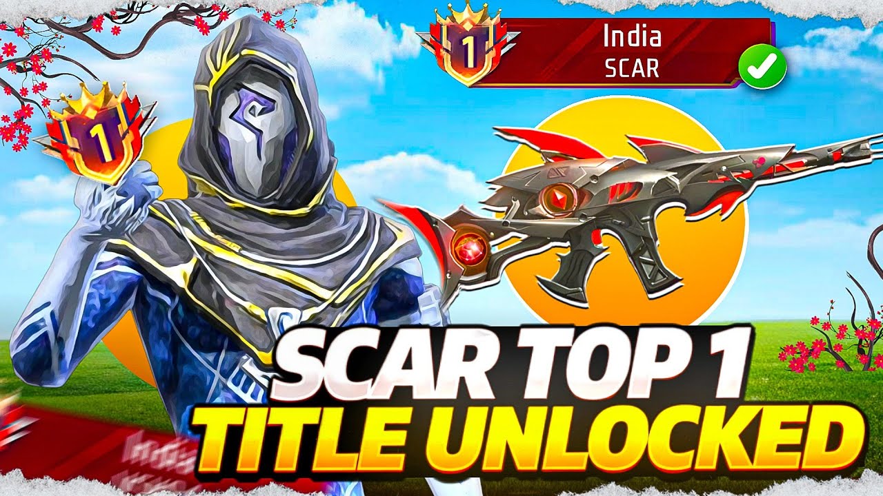 Finally Scar Top 1 Title Unlocked ✅| Region Top 1 Pushing 