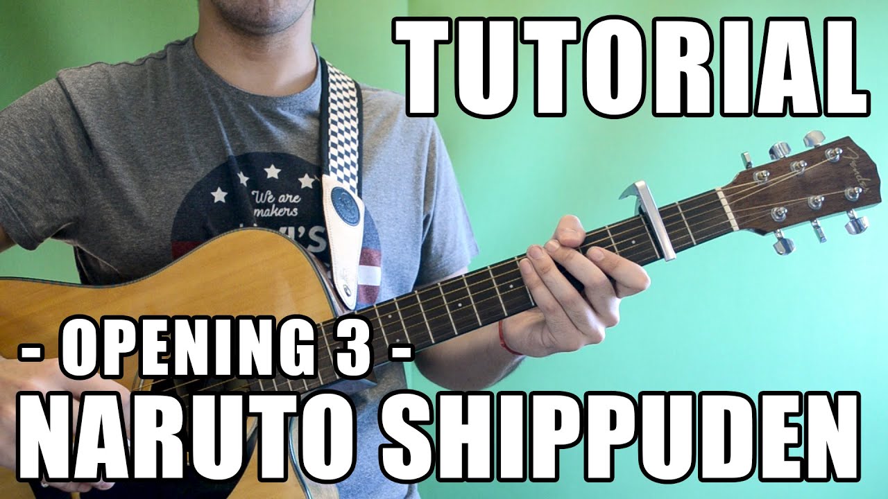 【TUTORIAL】Como tocar「Blue Bird」- Naruto Shippuden【+ACORDES】by Fefe!