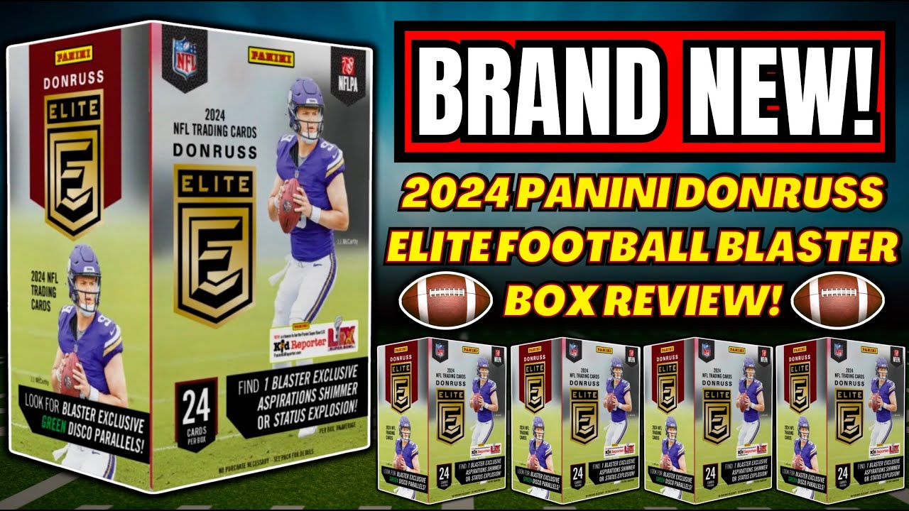 *NEW RELEASE!🚨 2024 DONRUSS ELITE FOOTBALL BLASTER BOX REVIEW!🏈