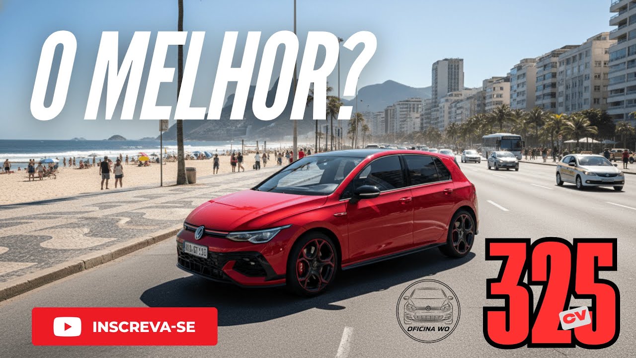 O REI VOLTOU! GOLF GTI 2026: 325cv e Tecnologia de Pista!