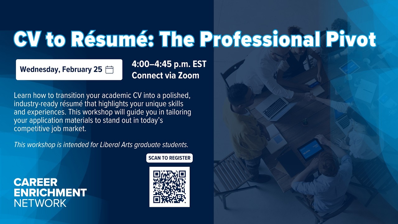 CV to Résumé: The Professional Pivot