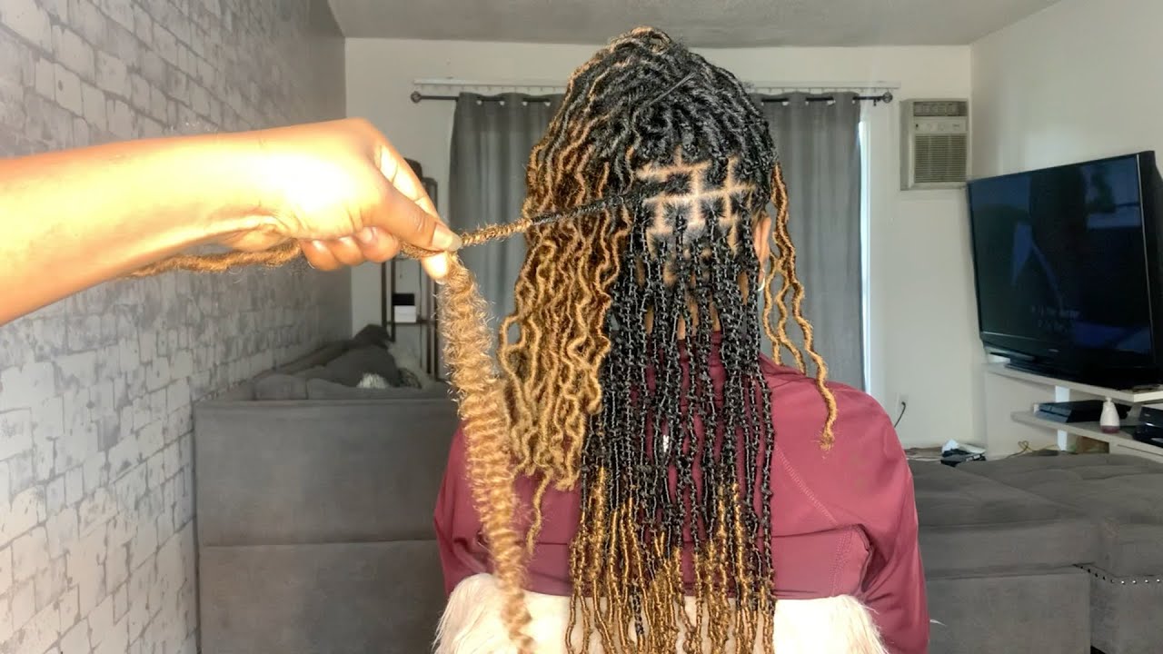 DISTRESSED SOFT LOCS TUTORIAL Very Easy | Gypsy Locs Crochet | Ft FORCUTEU