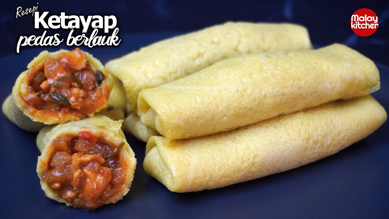 ketayap pedas berlauk | mudah dan sangat sedap.