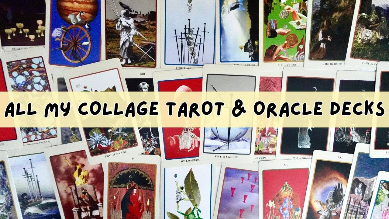 ALL My Collage Tarot And Oracle Decks ✂️ Epic Tarot Collection of a Deck Goblin💥