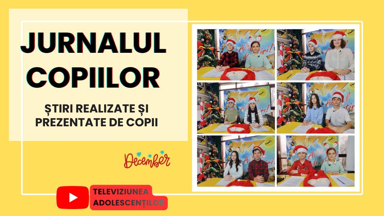 Filmul care a reunit generații de ziariști | Jurnalul copiilor, decembrie 2025