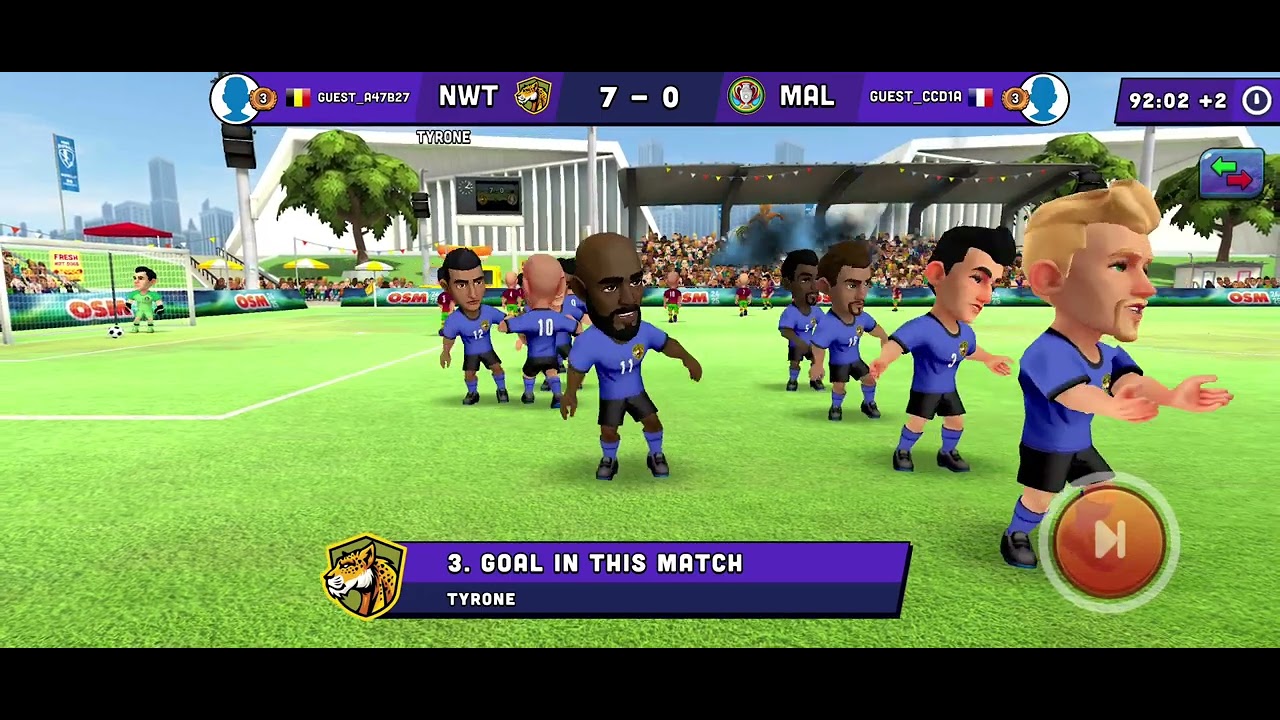 Mini voetbal spelen