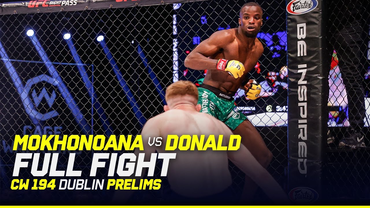 First Win in Cage Warriors! 😏 | Kenny Mokhonoana vs. Damon Donald | CW 194 Dublin FULL FIGHT