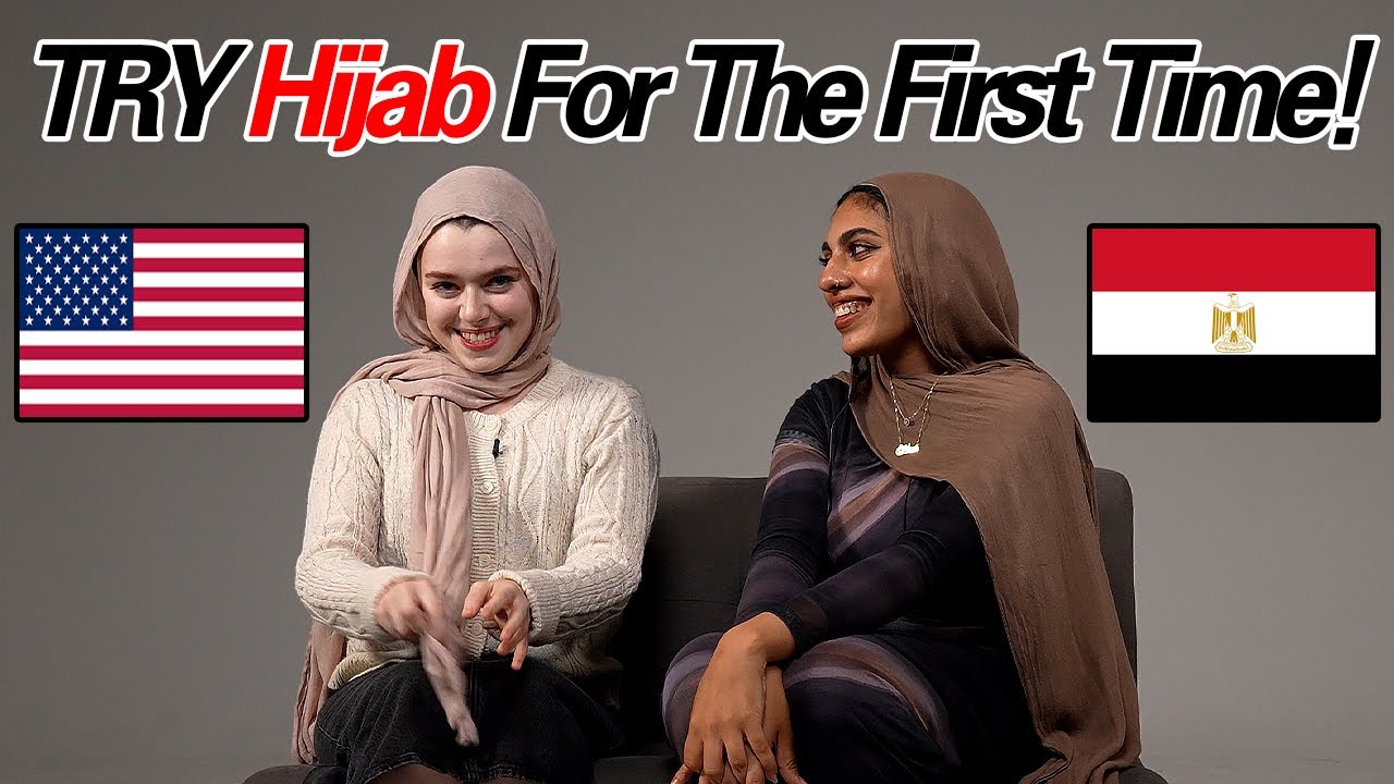American Try Hijab For The First Time!! ㅣ Emotional Experience!