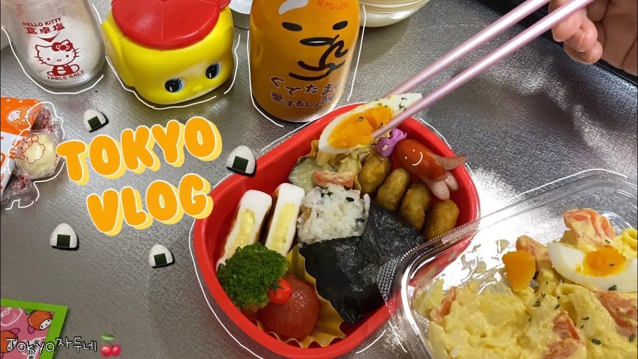 🍒일본 브이로그 | 그리운 여섯짤의 도쿄여름🌈추억 한가득🌿 매일 싸는 도시락🍙 평온했던 일상 기록🌈