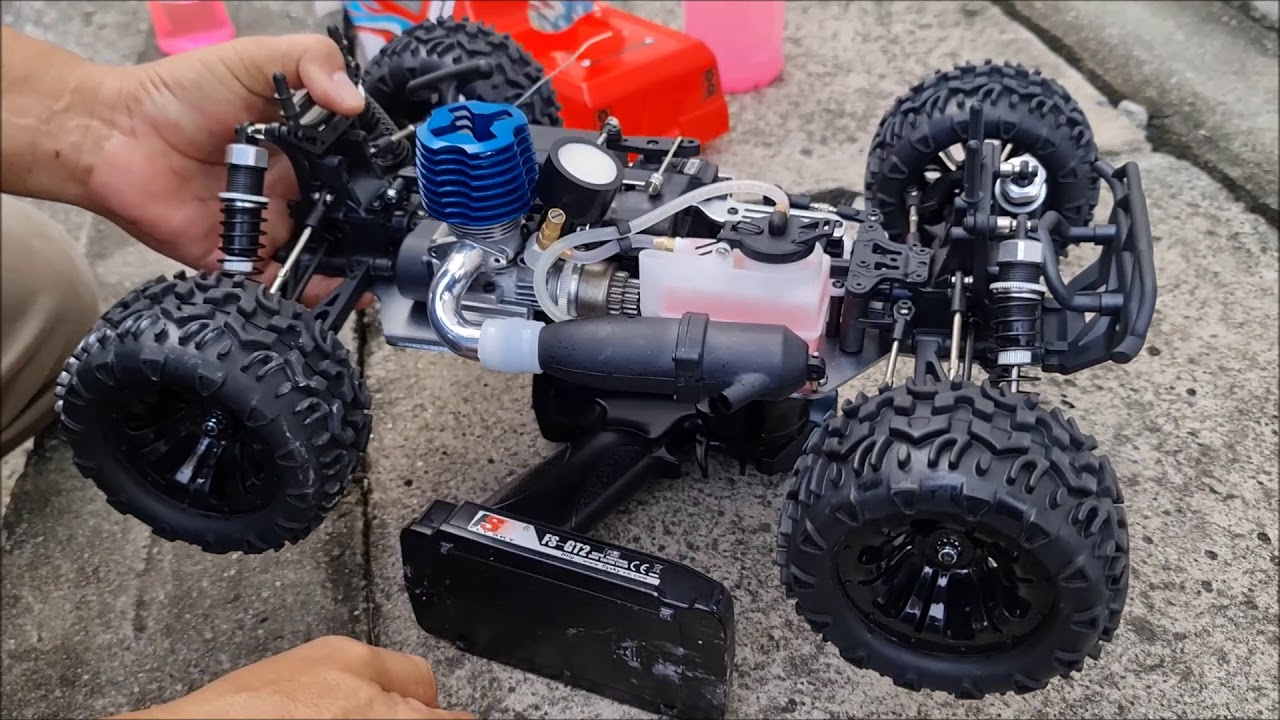 VRX Truck 1/10 nitro unboxing and tutorial