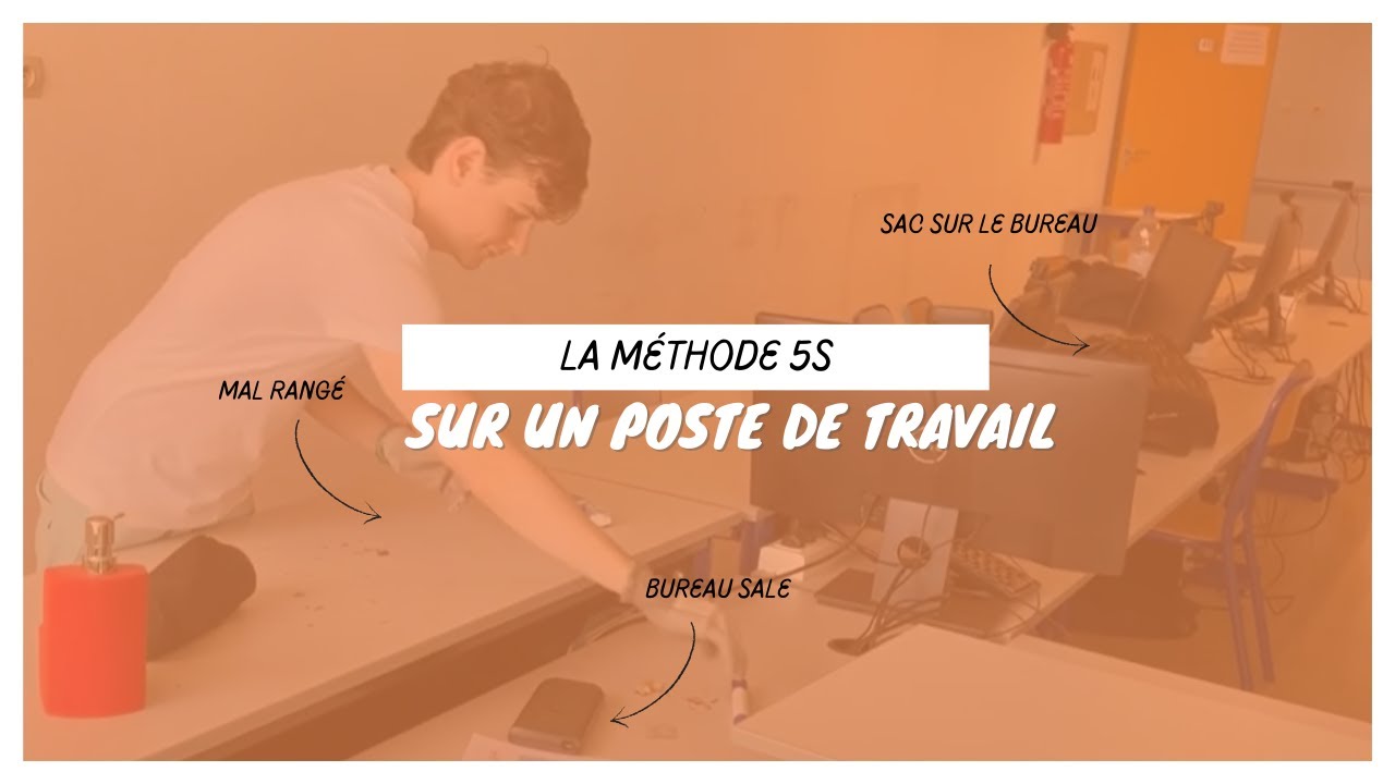 Application de la méthode 5S sur un poste de travail.