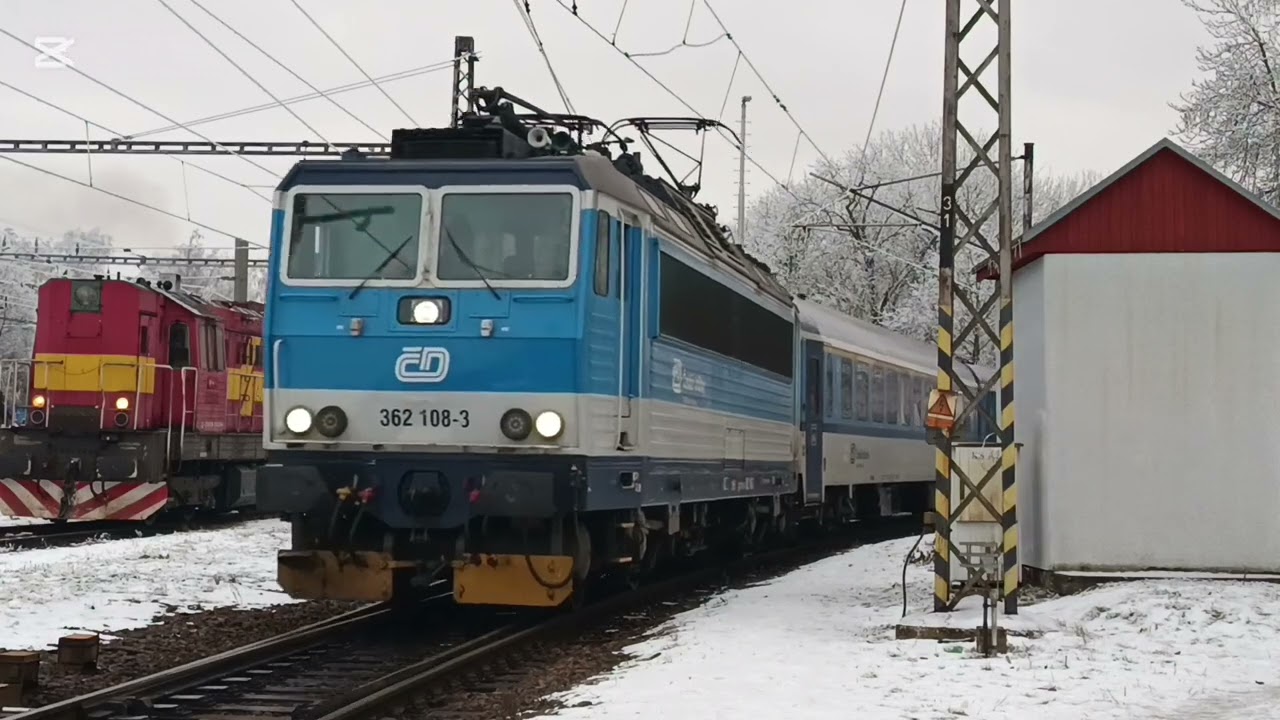 Vlaky Jihlava leden 2025