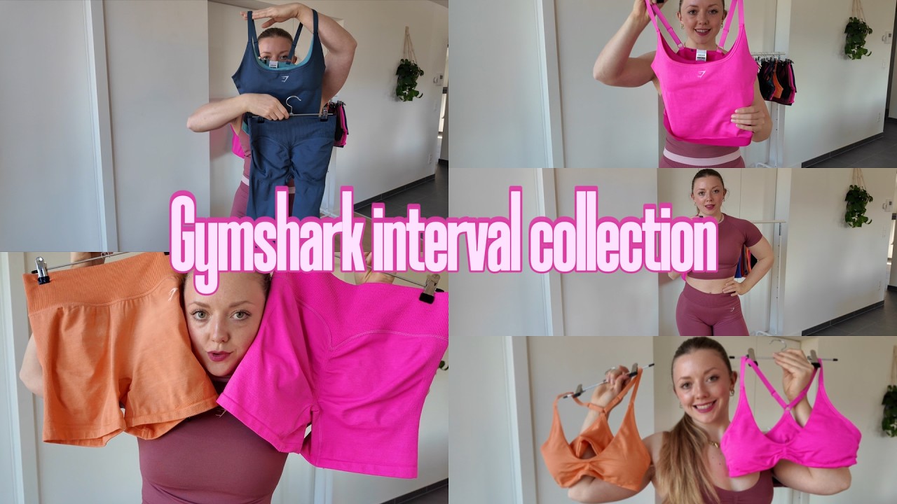 I'M WORKING WITH GYMSHARK! + INTERVAL TRY ON
