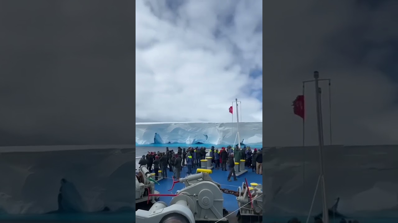 Mur de glace dans l'Antarctique #flyboard #skydiving #parachutisme #skydive #travel #flying #fly