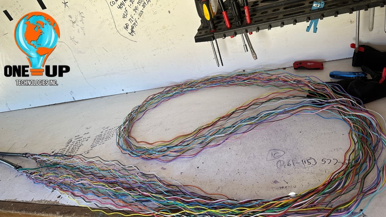 Fiber Optic stored Slack Cable Prep