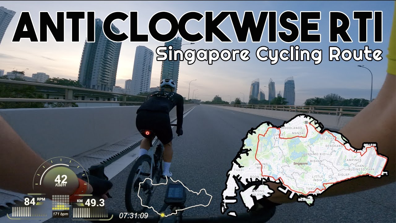Singapore Cycling Route - 116km Anti Clockwise RTI
