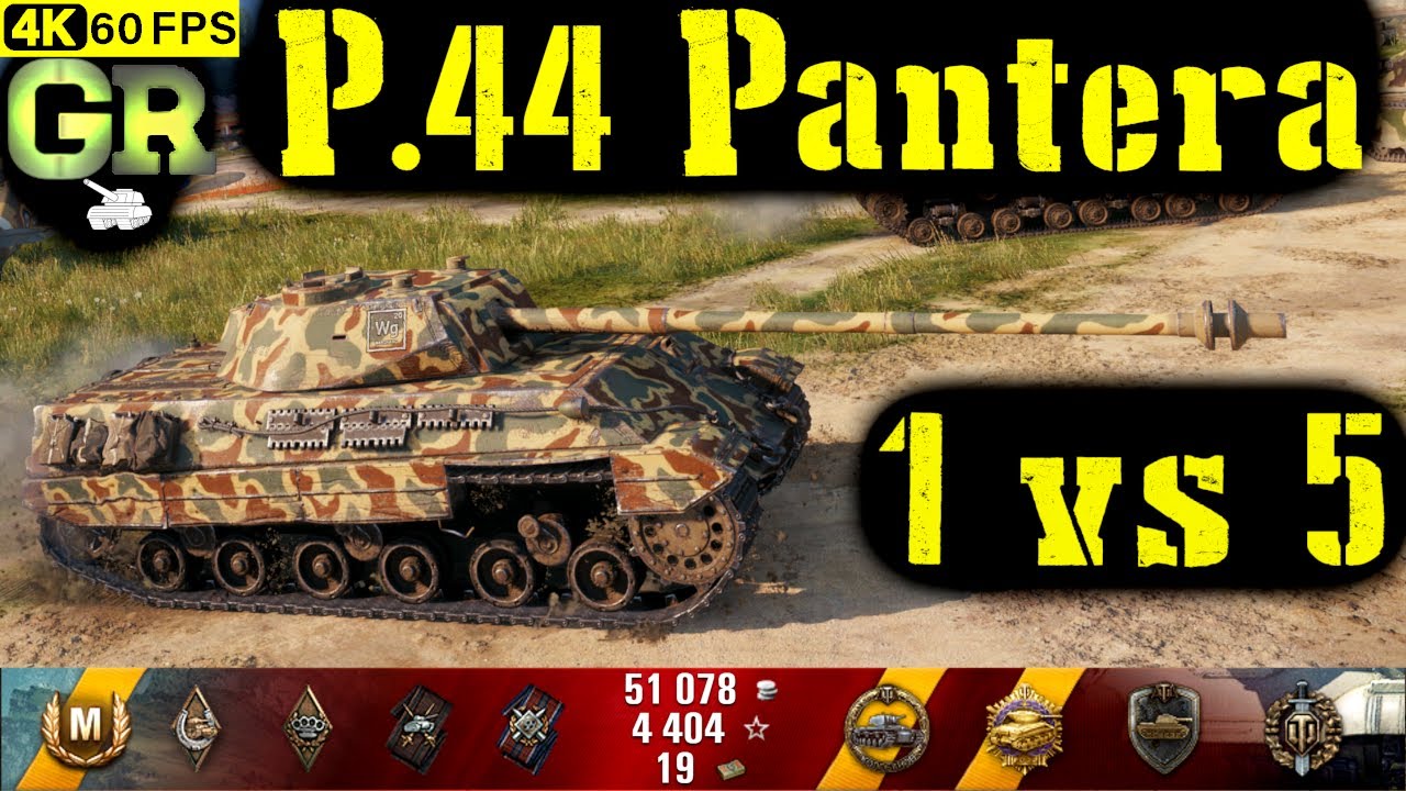 World of Tanks P.44 Pantera Replay - 11 Kills 3.8K DMG(Patch 1.4.1)