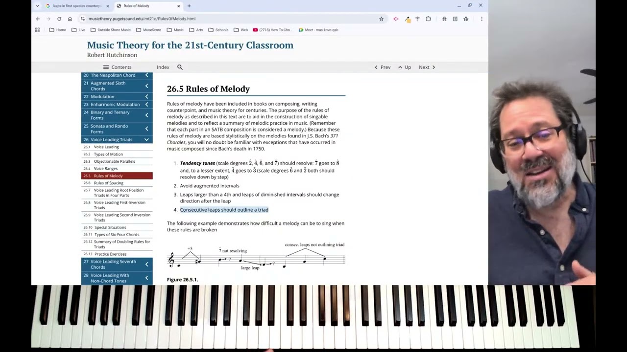 Outlining triads with consecutive leaps