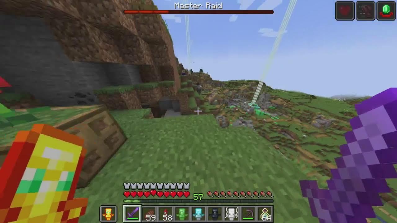 NEW Minecraft Raids SUPER DIFFICULT #minecraft