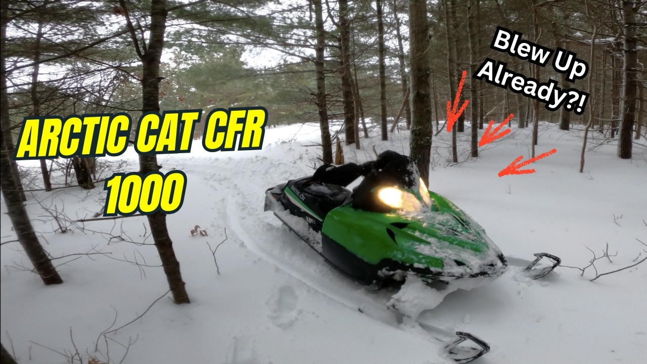Первые впечатления от тест-драйва нового снегохода | Arctic Cat CFR 1000 2010 года