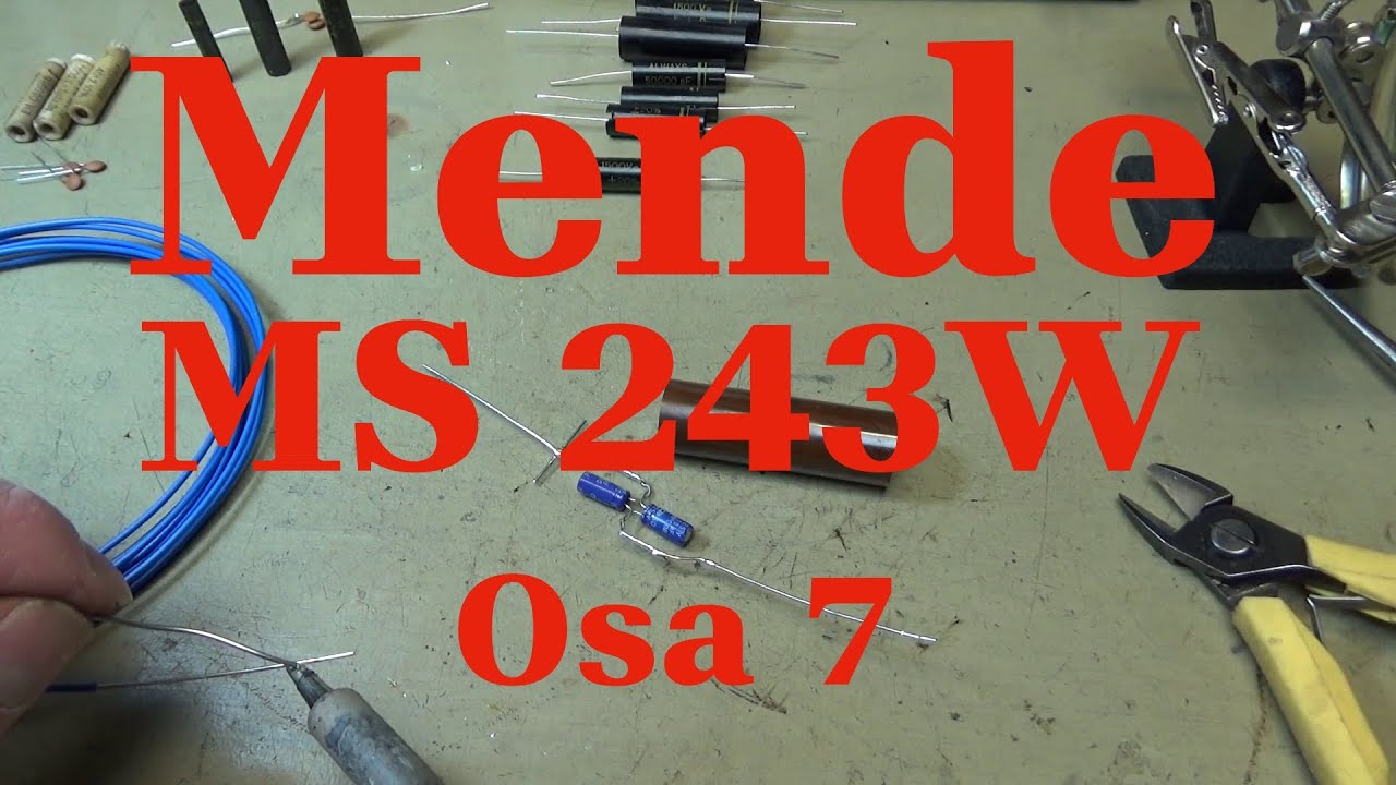 Mende MS243W. Osa 7. Konkkaremppa.