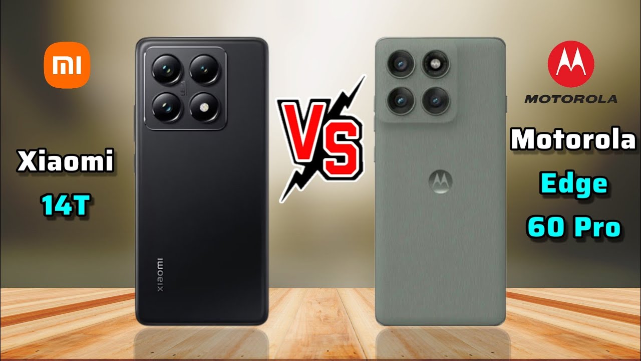 Xiaomi 14T vs Motorola edge 60 pro ,Motorola edge 60 pro vs Xiaomi 14T || Full comparison 