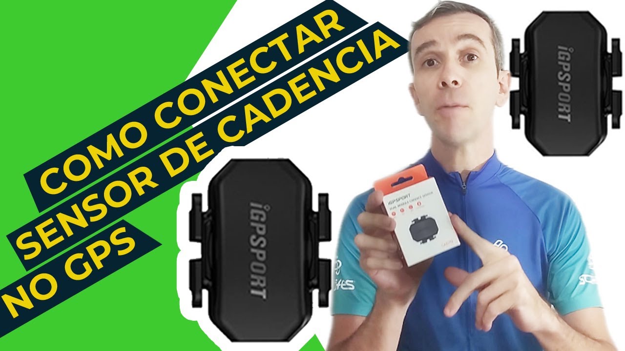 COMO CONECTAR SENSOR DE CADENCIA NO GPS | SENSOR DE CADENCIA IGPSPORT CAD 70