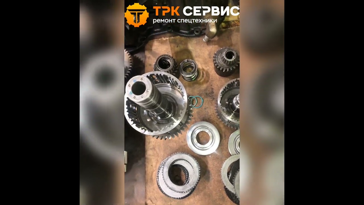 Ремонт КПП CAT 434 часть 2