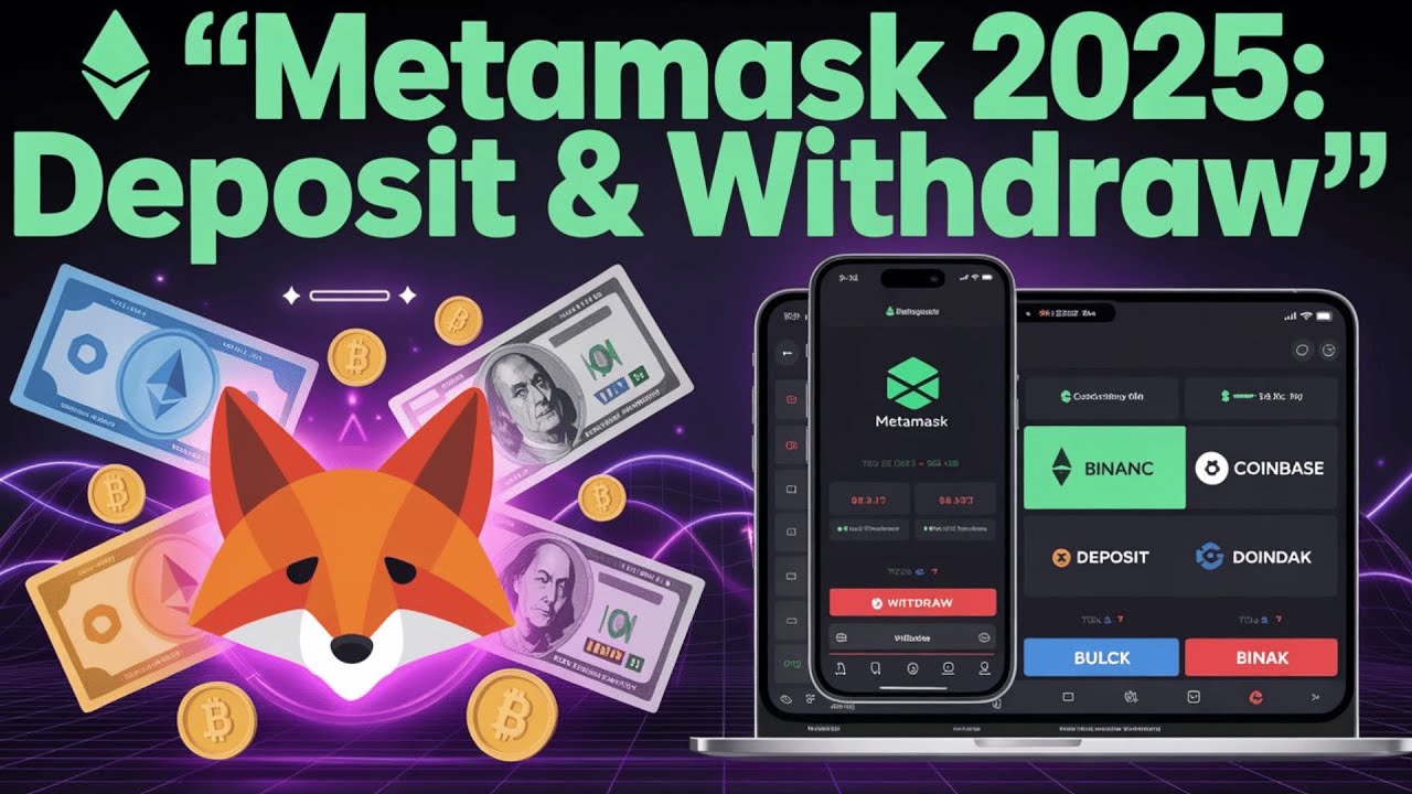 How to Deposit or Withdraw on MetaMask Wallet 2025 | Ultimate Crypto Wallet Guide for Beginners