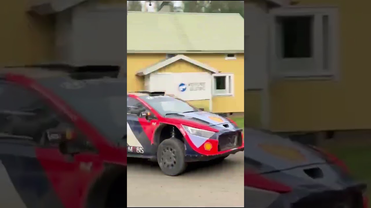 Thierry Neuville & Hyundai i20 N rally1 Pet Secto rally Finland 2025