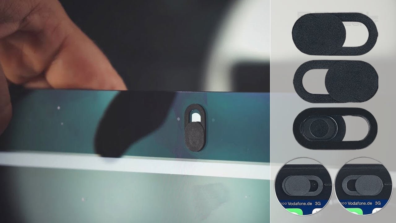 CACHE autocollant POUR WEBCAM - sécurité vie privée - [PEARLTV.FR]