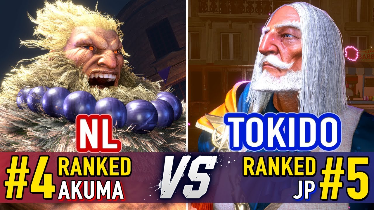 SF6 🤜 NL (#4 Ranked Akuma) vs TOKIDO (#5 Ranked JP) 🤛 SF6 High Level Gameplay