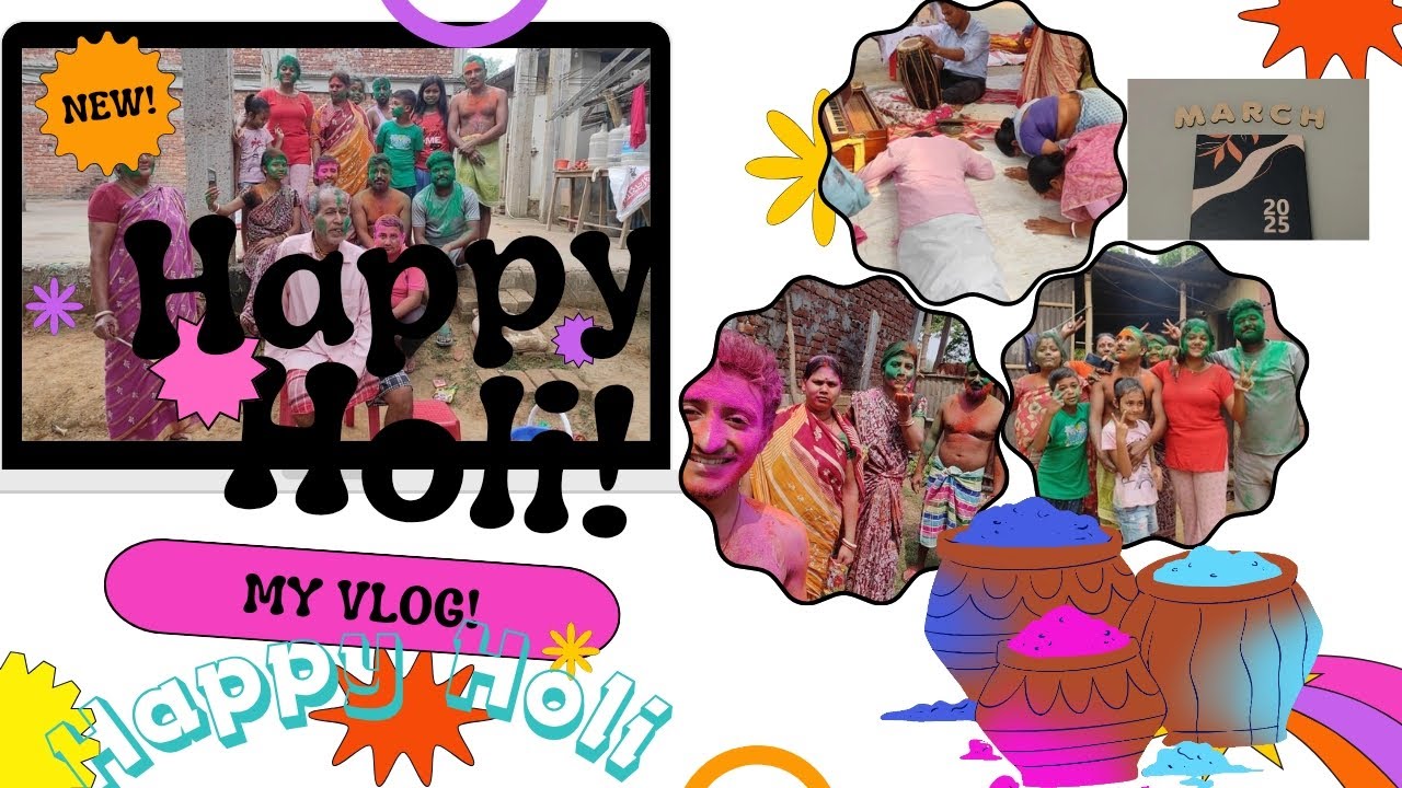  HAPPY HOLI 🔥|| 28, MARCH 2024 || DAY NO 56|| FAMILY MEMBERS || @bapidebnath2019 || TRIPURA 🔥
