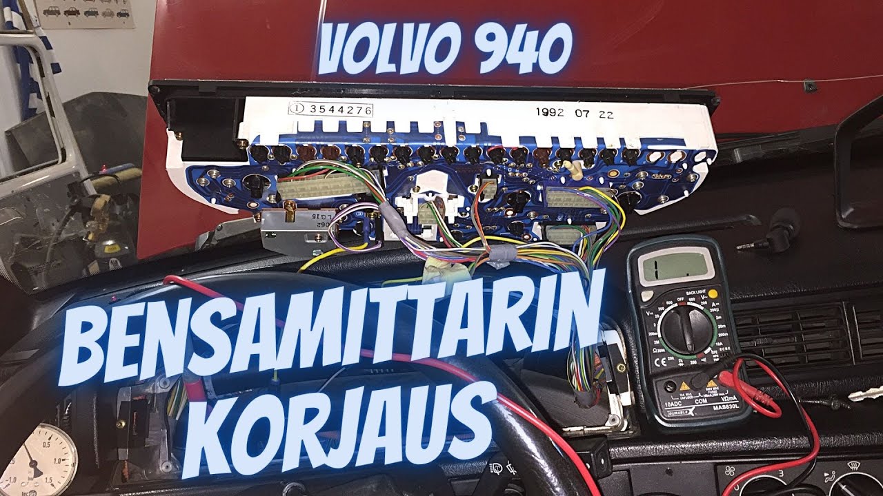 Bensamittarin korjaus | Volvo 940 turbo | B230FT |