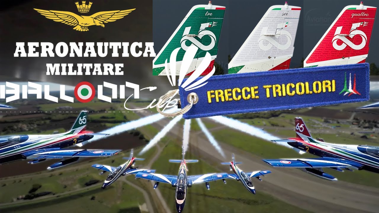 Esibizione FRECCE TRICOLORI - Balloon Cup 2025 - Piacenza San Damiano - #65freccetricolori