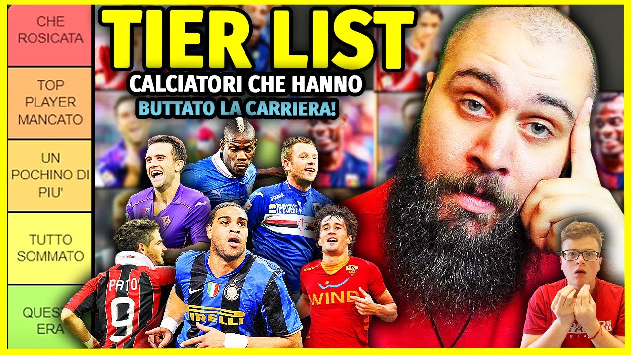 SICKWOLF VS TEARLESS RAPTOR: TIER LIST DEI CALCIATORI CHE HANNO BUTTATO LA CARRIERA!