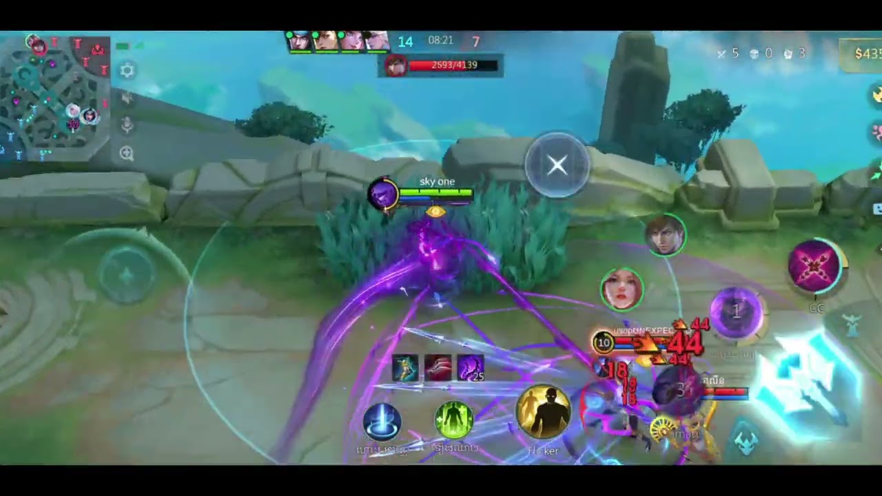 full game play obsidia 11kill គេវៃគ្នាញុមលួចផ្ទះ mobilelegend