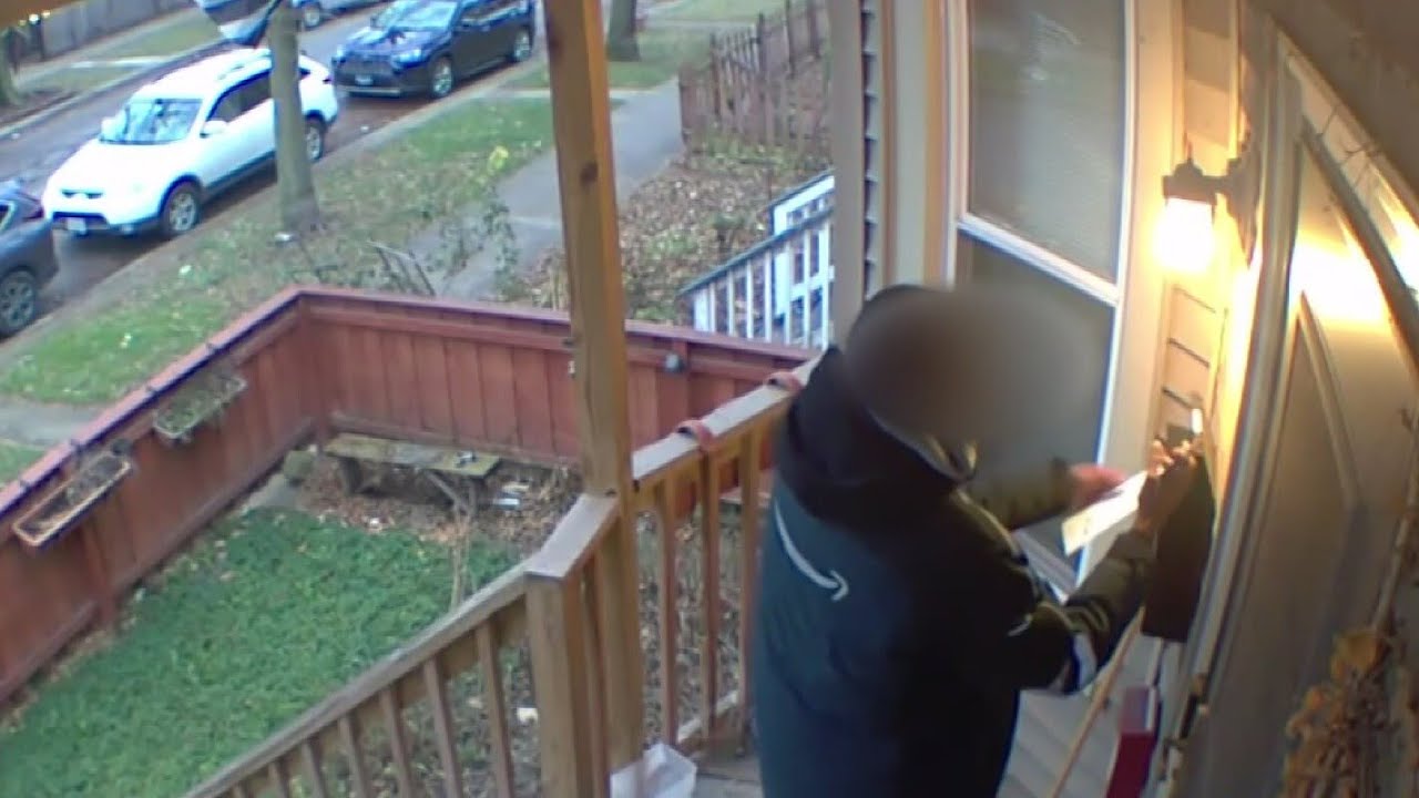 Amazon driver takes Christmas gift intended for USPS carrier