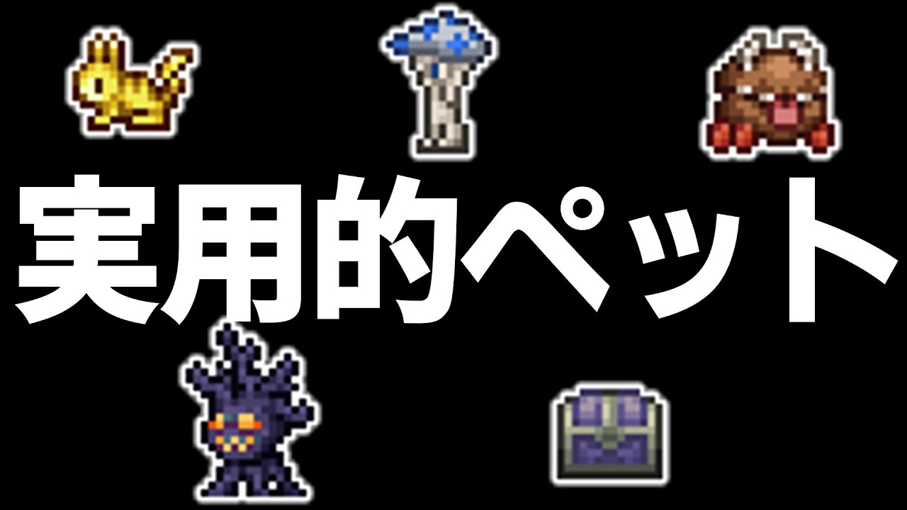 テラリア かわいいだけじゃない！実用的な性能を持つペット解説