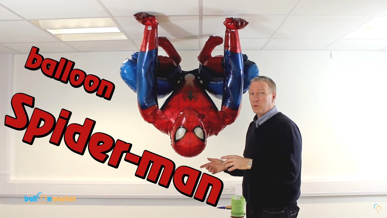 How to Inflate a huge Spider-man Airwalker Balloon