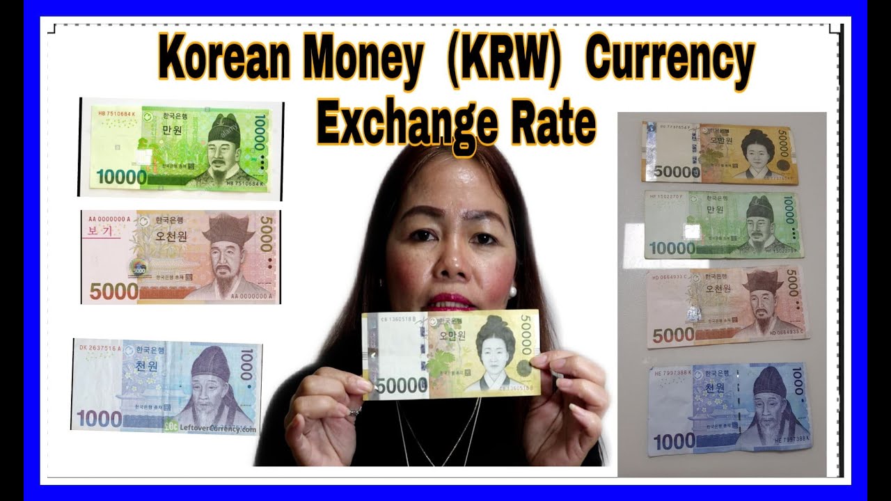 SOUTH KOREA ( KOREAN MONEY  KRW ) CURRENCY EXCHANGE RATE GUIDE II SHINE WEATHER