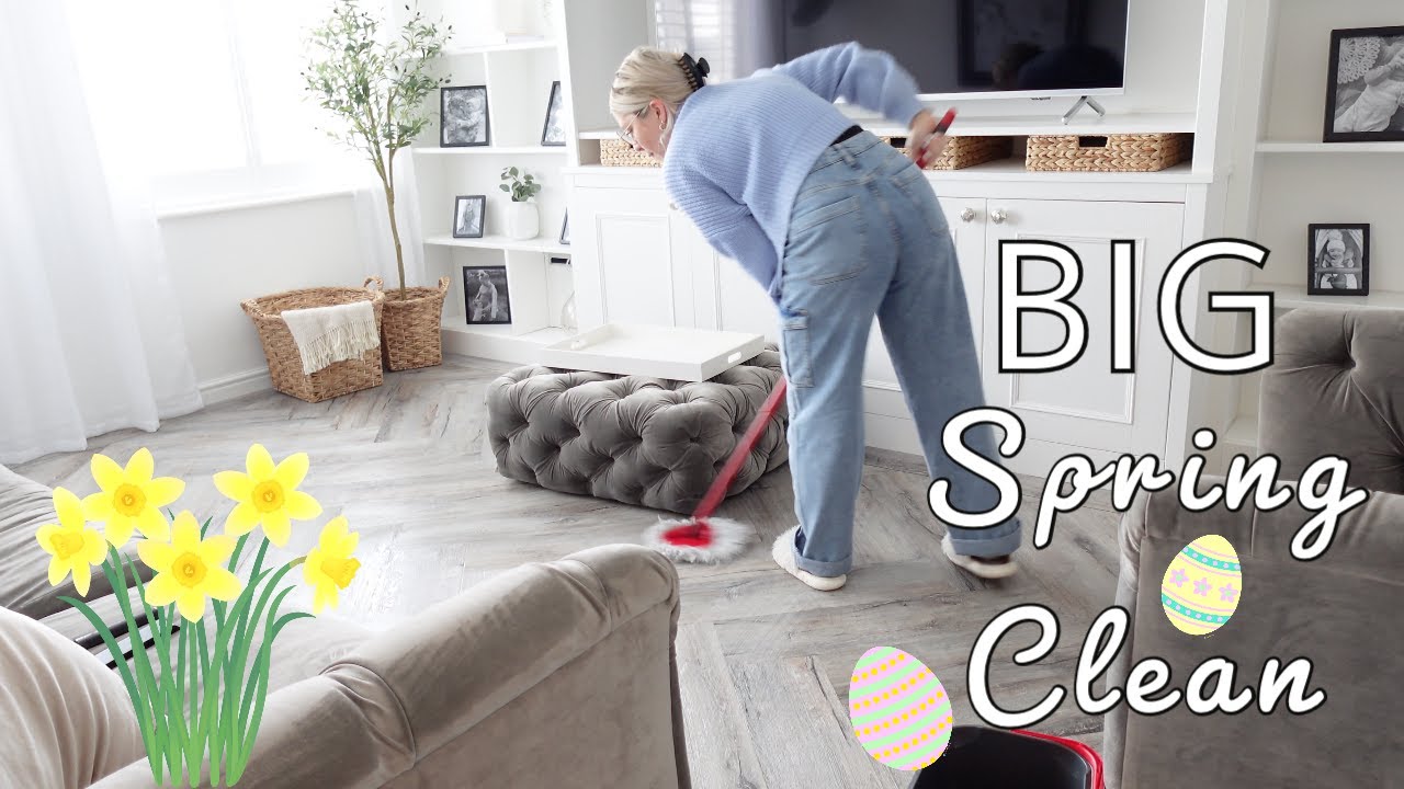 SPRING CLEANING ROUTINE 2023 🌼 HUGE HOUSE CLEANING MOTIVATION #cleaningmotivation #springcleaning